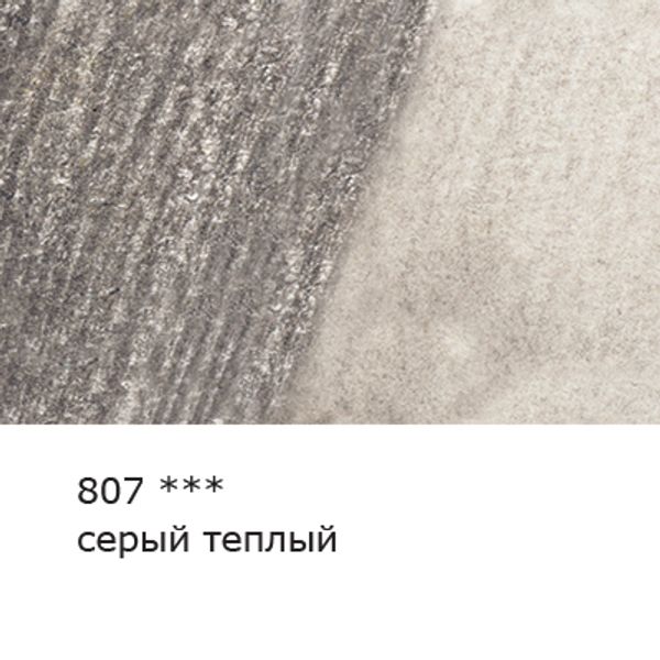 Карандаш акварельный художественный заточенный, 6 шт, 807 Серый теплый (Warm gray), Vista-Artista Gallery VGWP