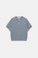 ФУТБОЛКА ОВЕРСАЙЗ В ПОЛОСКУ — ZARA