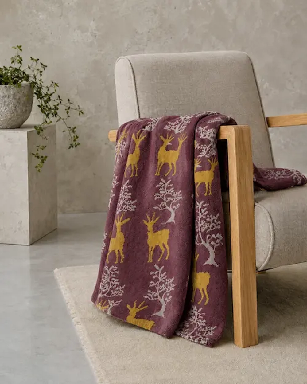 Плед Purple Hamoun Hermodr 200 × 220 см 130220328 Иран