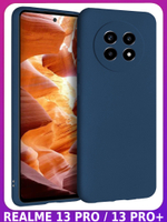Мягкий Soft Touch чехол из силикона для REALME 13 PRO / 13 PRO PLUS с бархатной подкладкой