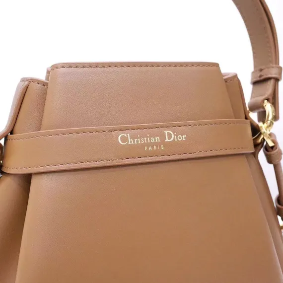 Сумка Dior C'est Dior, модель среднего формата коричневый