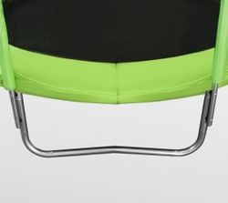 ARLAND Батут премиум 12FT с внутренней страховочной сеткой и лестницей (Dark green)