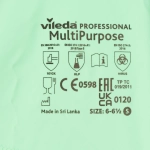 Перчатки резиновые Vileda Profes латекс зеленый рM 100756/174363,ПС