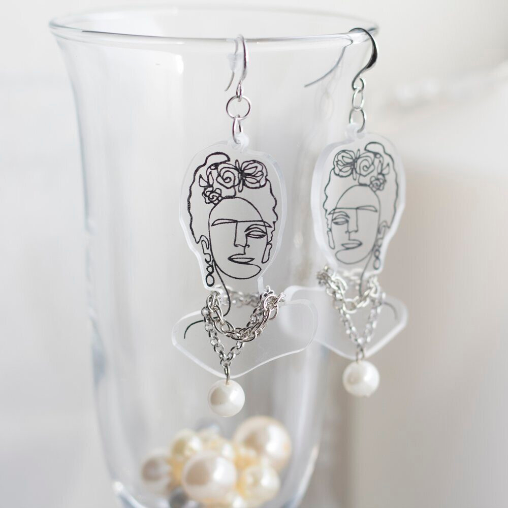 Фрида / Frida, earrings, Opal