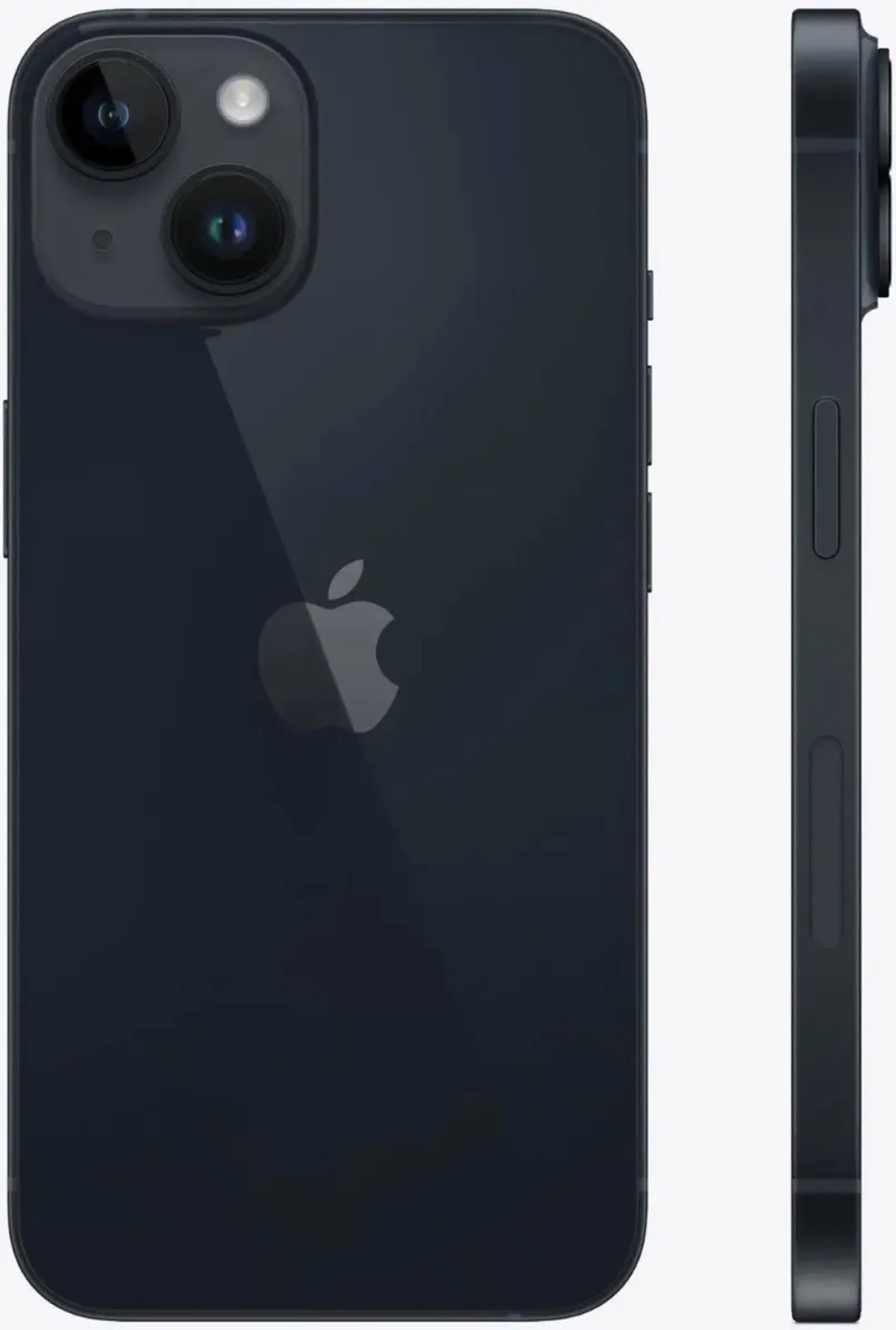Смартфон Apple A2882 iPhone 14 128Gb 6Gb темная ночь моноблок 3G 4G 1Sim 6.1" 1170x2532 iOS 15 12Mpix 802.11 a/b/g/n/ac/ax NFC GPS GSM900/1800 GSM1900 Protect