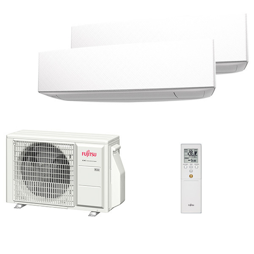 Мультисплит система на 2 комнаты Fujitsu ASYG07KETA x 2 / AOYG14KBTA2