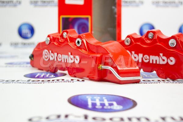 Накладки на задние суппорта красные Brembo большие (2шт)