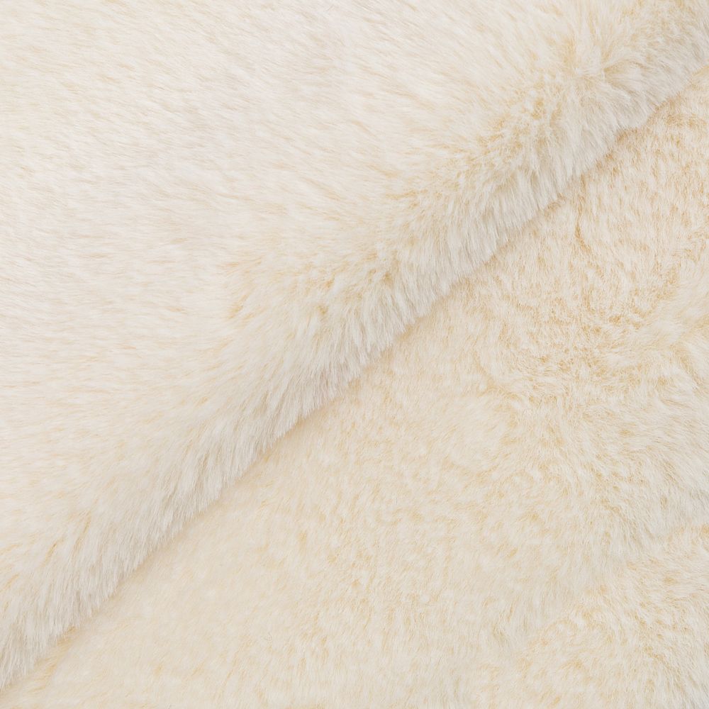Плюш (ткань) Peppy PTB-004 374 г/м², 152 см / рул. 5 метров, молочный/ivory