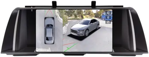 Магнитола для BMW 5 F10 2010-2012 CIC - Teyes CC3-2K-360 на Android 10, Быстрая, 2K QLED, CarPlay, 4G SIM-слот, 4 камеры в комплекте