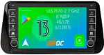 Магнитола для Hyundai Santa Fe 2020+ - Airoc AB-2039 (кнопки и крутилки), Android 13, Быстрая, SIM-слот, CarPlay