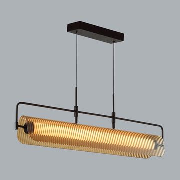Подвесной светодиодный светильник 35W 3000К 5056/35L чёрный/янтарный Liner Odeon Light