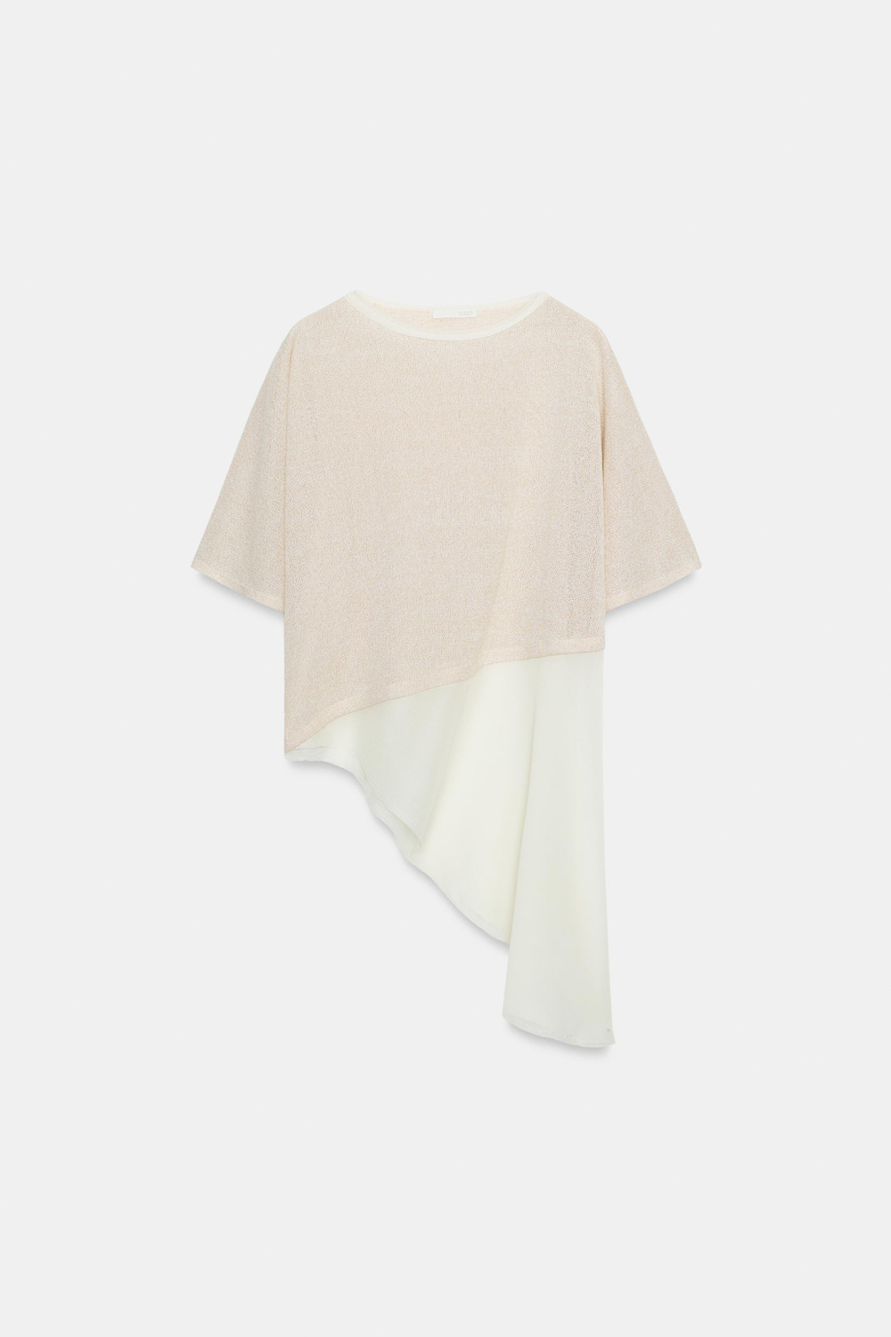 КОМБИНИРОВАННЫЙ ТОП — ZARA