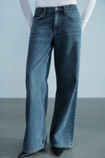 ДЖИНСЫ WIDE-LEG С НИЗКОЙ ПОСАДКОЙ — ZW COLLECTION — ZARA