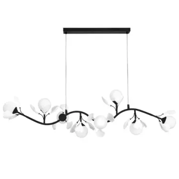 Подвесной светильник 8*G9 799087 черный/белый Ceramo BW Lightstar