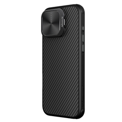 Чехол от Nillkin из арамидного карбона (кевлар) для iPhone 16 Pro Max, серия CarboProp Magnetic Case, с поддержкой беспроводной зарядки