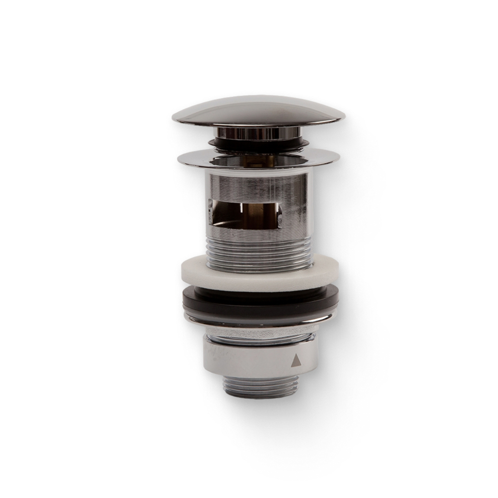 Донный клапан Arrowhead 1-1/4", 80мм., с переливом, хром.с переходником на 7/8