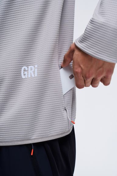 Джемпер half-zip GRI Норд туман мужской