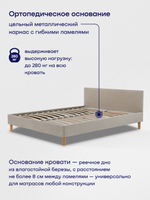 Кровать БайСтайл (велюр)