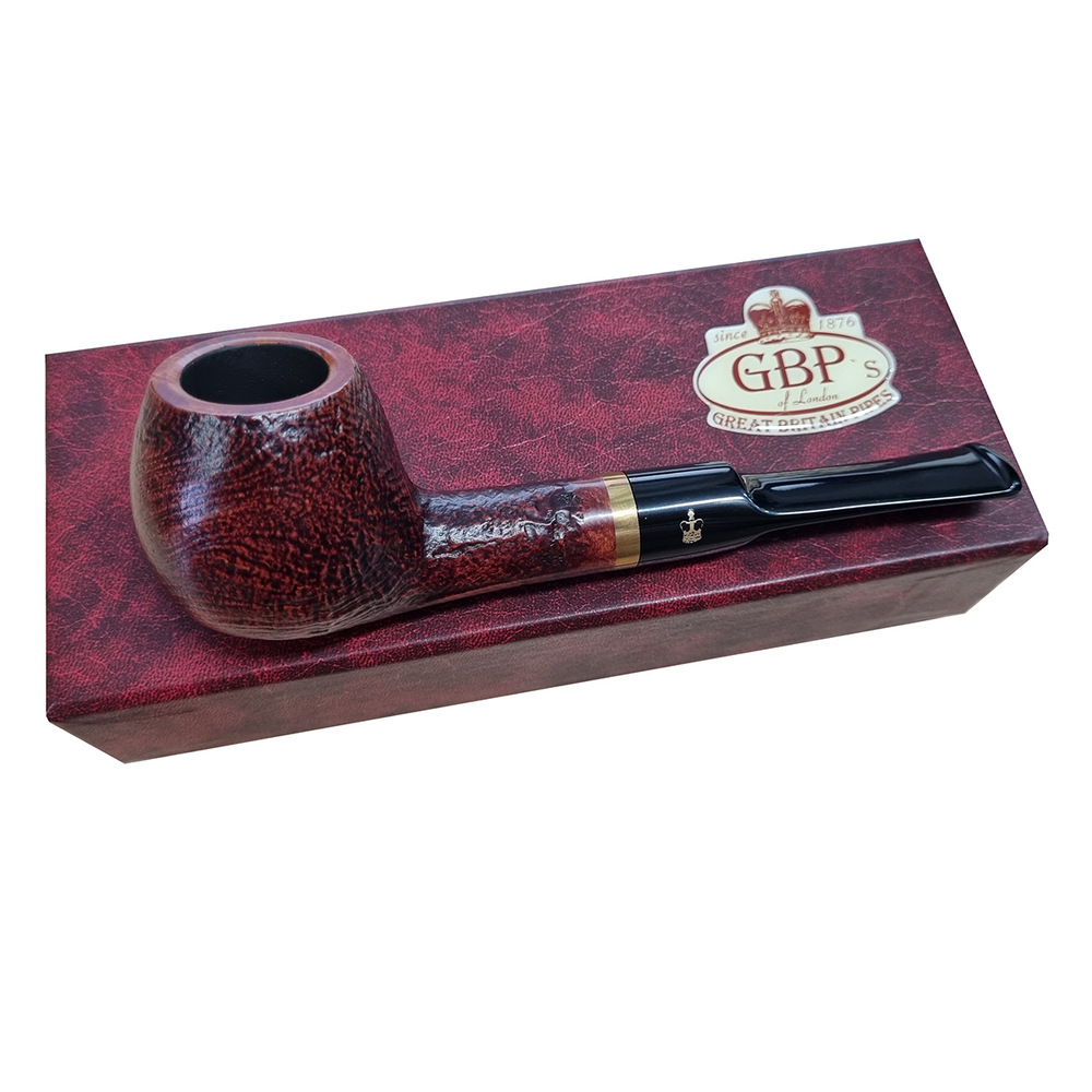 Трубка "GBP's" Tyne Brown Sandblast №03 (Адаптер 9мм, Охладитель)