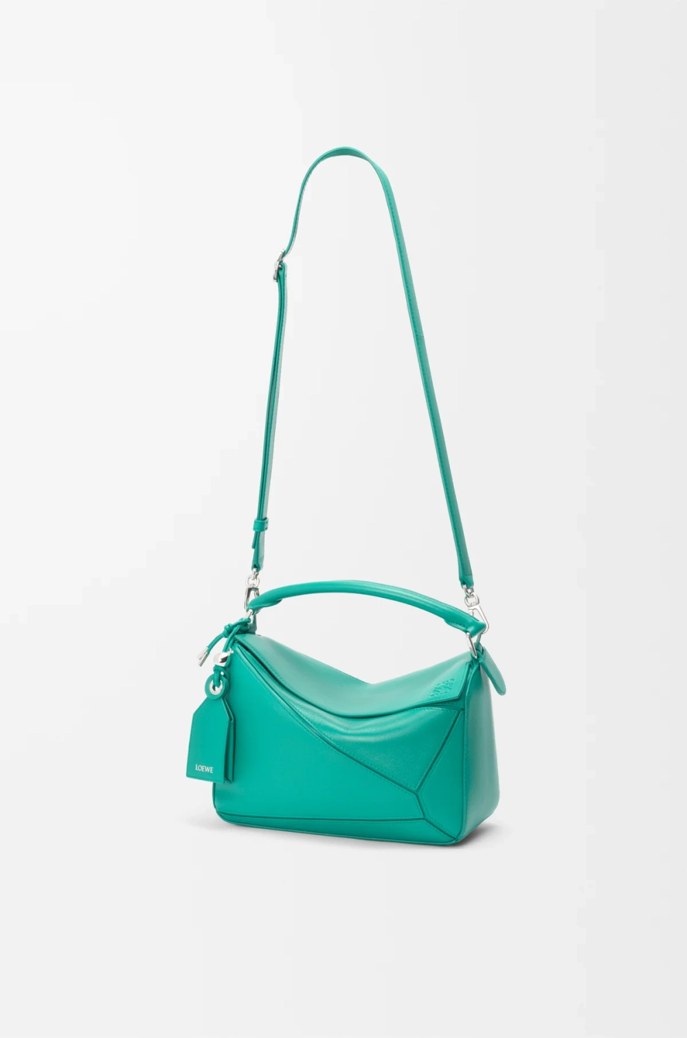 Loewe Маленькая сумка натуральной кожи, аквамариновый