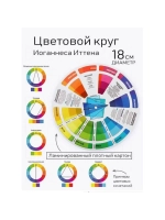 Цветовой круг Иттена диаметр 18 см