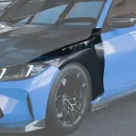 Карбоновые крылья передние Sooqoo для BMW M3 G80 2020+ БМВ