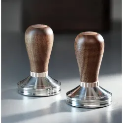 Темпер для кофе d 58 мм h9 см Thunder Tamper нерж. сталь дерев. ручка коричневый ZeroHero
