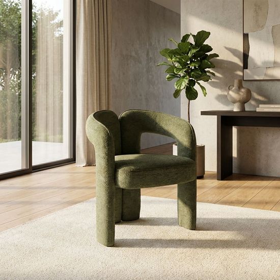 Полукресло Angie, микромех Plush green