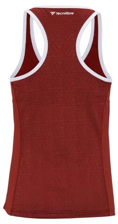 Женский топ теннисный Tecnifibre Team Tank-Top - cardinal