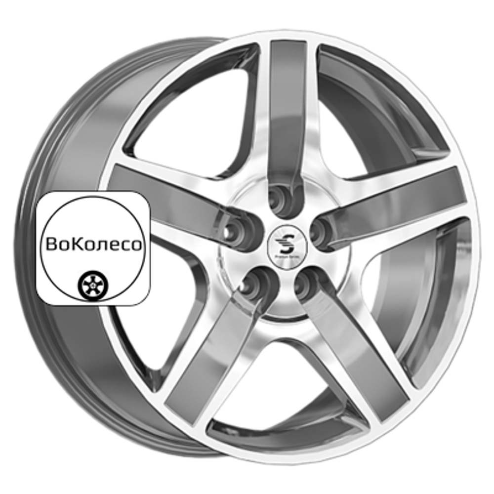 8,5x20/5x120 ET45,5 D62,6 КР008 (Li L7/Li L8) Diamond Gloss Graphite Premium Series