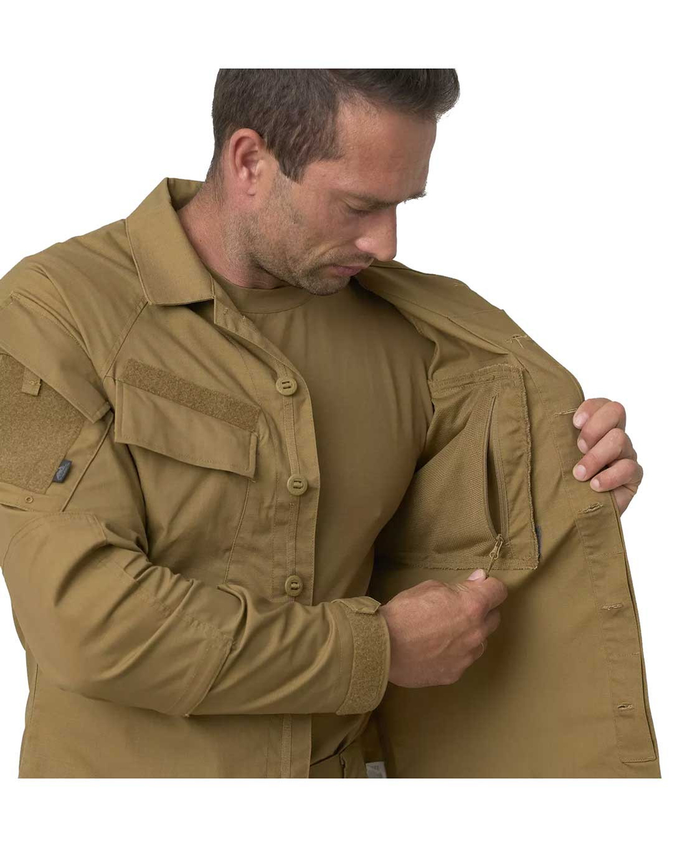 Китель Helikon-Tex Raid Shirt PolyCotton Stretch Ripstop Black