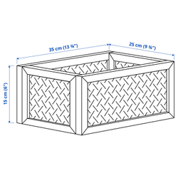 IKEA VÄLTNING  (ИКЕА ВЭЛТНИНГ)  -  Контейнер для хранения - натуральный 25x35x15 см