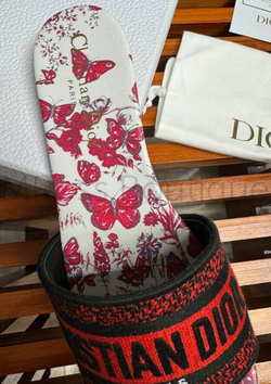 Шлепанцы Dior Dway Slide Le Cur Des Papillons