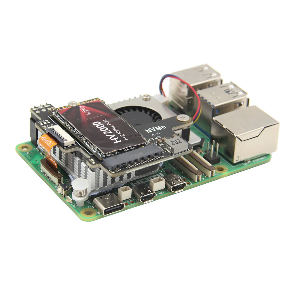 Плата X1003 SSD для Raspberry Pi 5 M.2 на NVMe ssd (2242, 2230)