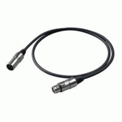 PROEL BULK250LU10 - микрофонный аудиокабель, XLR (папа)/ (мама), длина - 10м