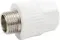 Муфта TEBO сварка НР 25*1/2" белая 35163