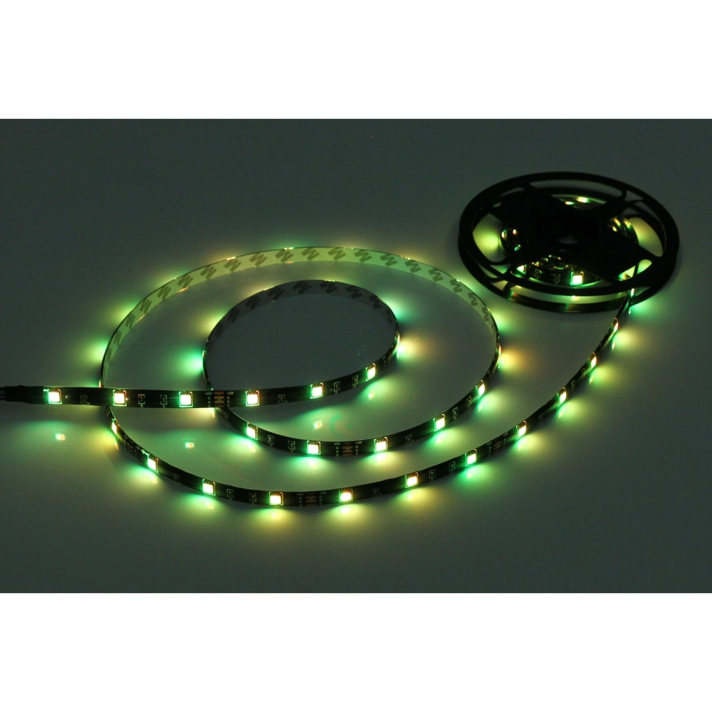 Гирлянда для дома Лента светодиодная LIGHT 3м*10мм, 90 ламп LED, 20 реж, с пультом, степень защиты IP20 RGB