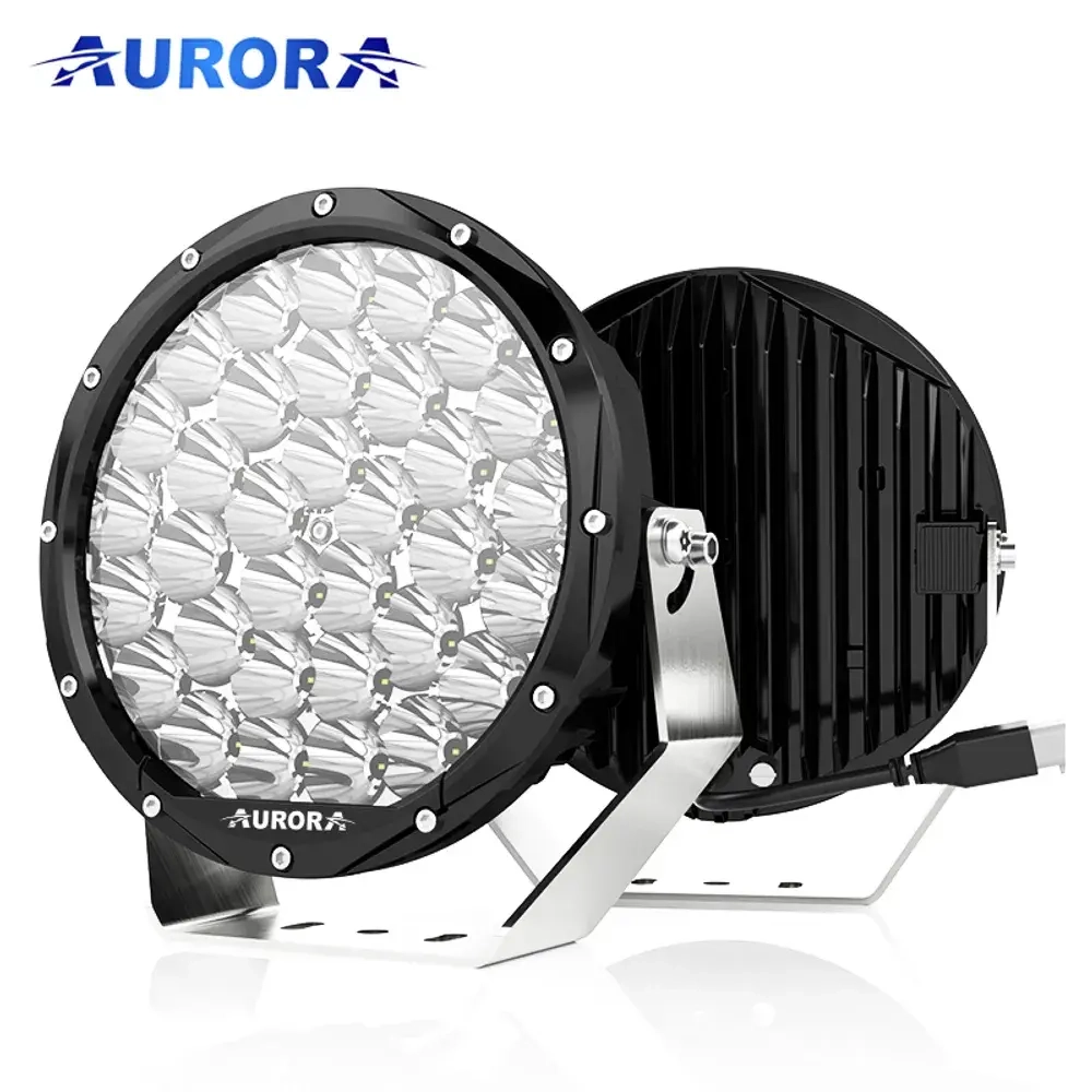 Прожектор 9" прожектор Aurora дальнего белого света ALO-R7H-CW