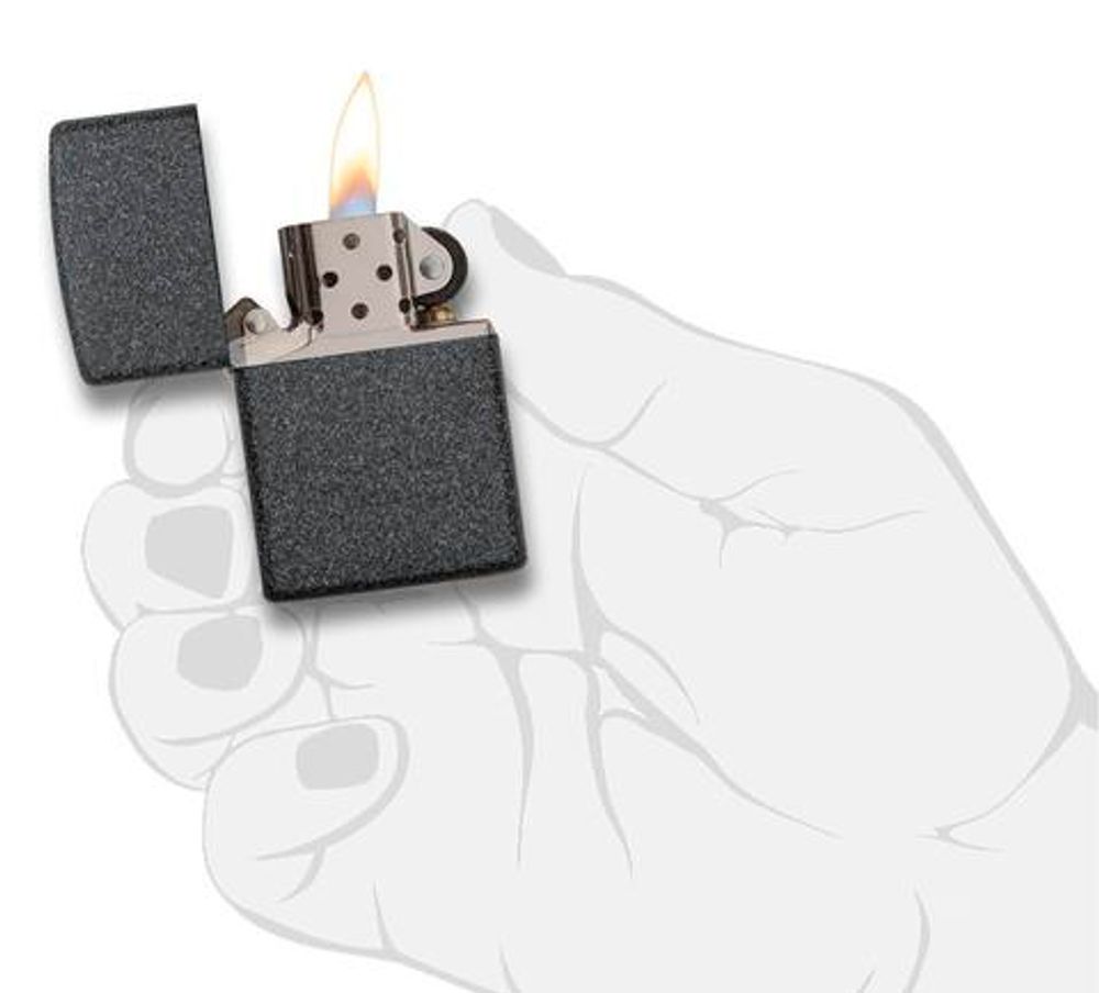 Зажигалка ZIPPO Classic с покрытием Iron Stone™ (211) 3