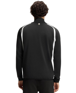 Мужская теннисная толстовка BOSS TOC Spin Full Zip - black