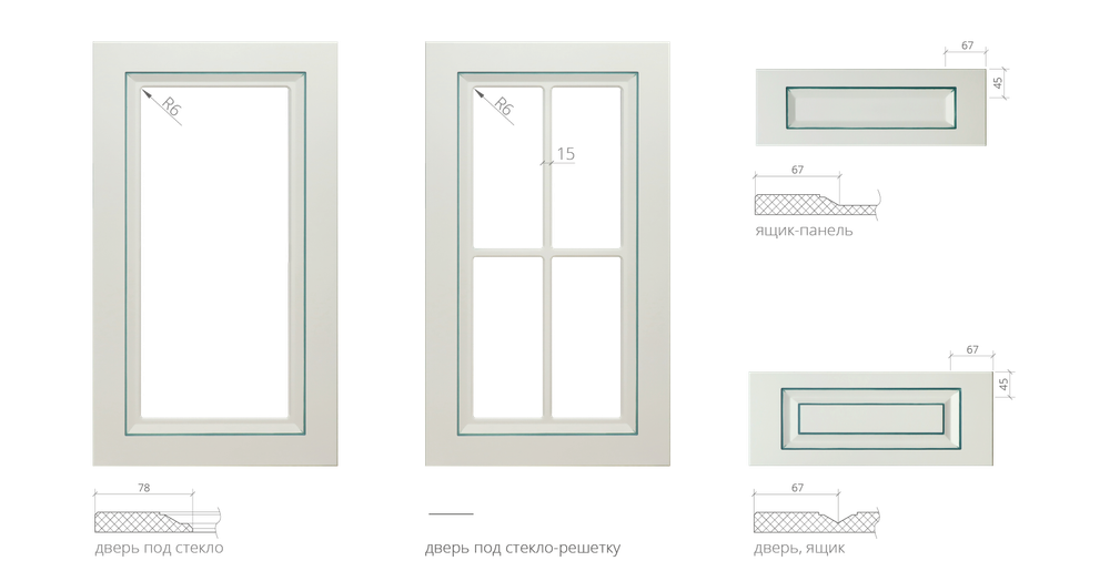 Фасад патинированный рис. 35