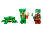 Конструктор Лего Майнкрафт Черепаший пляжный домик 21254 | LEGO Minecraft The Turtle Beach House | набор 234 детали 8+