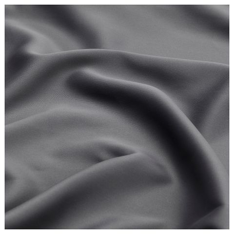 Комплект штор IKEA HILLEBORG (ХИЛЛЕБОРГ), Серый, 145x250 см, 2 шт