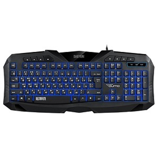 Клавиатура игровая Qumo Daemon Dragon War K40, RGB, USB, черная