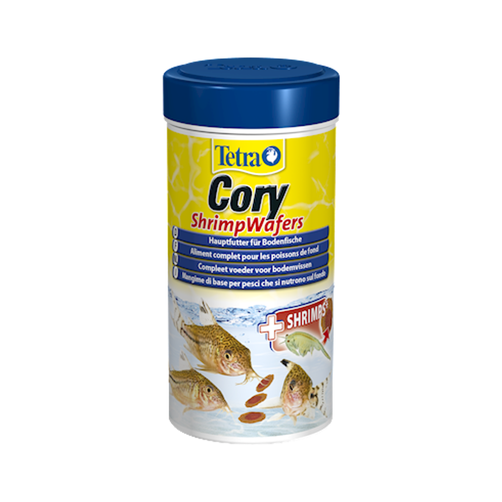 Tetra Cory Shrimp Wafers корм-пластинки с добавлением креветок для сомиков-коридорасов 100 мл