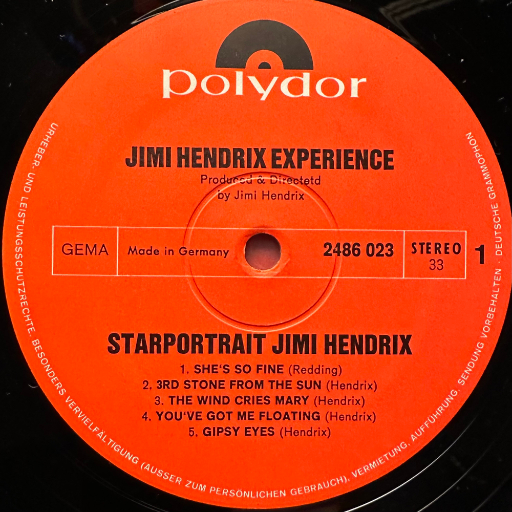Jimi Hendrix Experience- Starportrait Jimi Hendrix 2LP (Германия 1970г.)