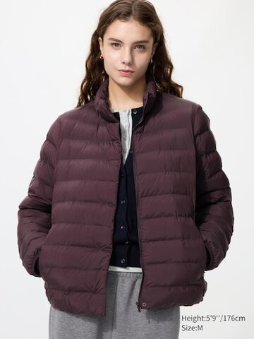 UNIQLO Куртка PUFFERTECH, бордовый