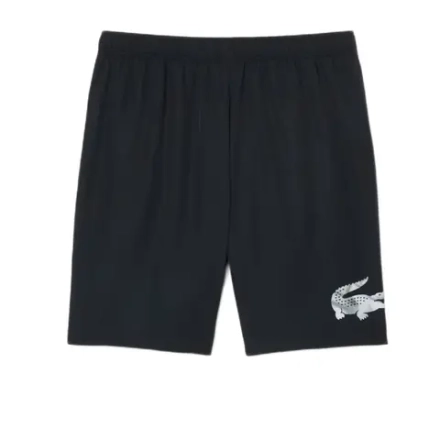 Теннисные шорты Lacoste Water Repellent Colour Block Sport - black/grey
