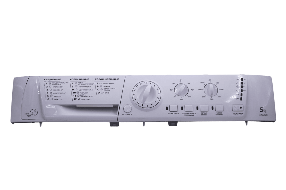 Панель стиральной машины Hotpoint-Ariston ARSL 100