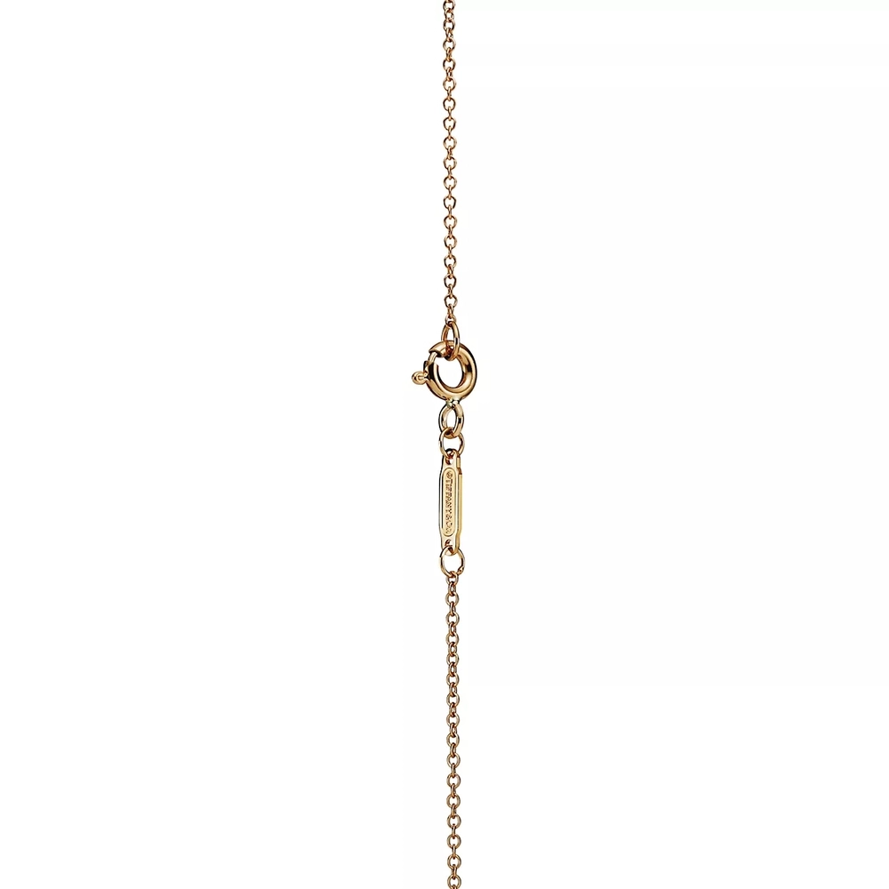 Подвеска-кулон из жёлтого золота с бриллиантами, Tiffany 💎 Atlas.